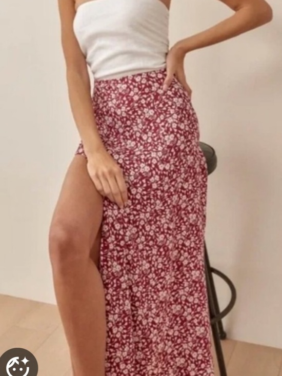 Reformation Zoe skirt flower girl 10 - Picture 7 of 7